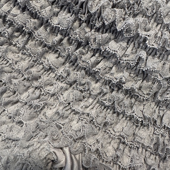 Gray Ruffled Bottoms - Picture 2 of 2